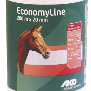 Weidezaunband Economyline,weiss - 200 m Nur Heute